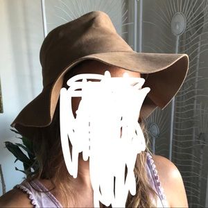 Tan Suede Outback Bucket Hat 🌼 Burning Man!